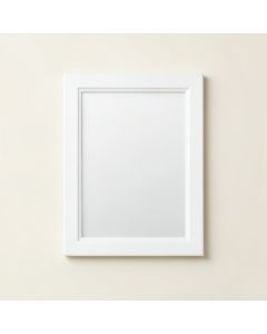 Sage Bluff Framed Wall Mirror - White (synthetic illustration; no displayed measurements)