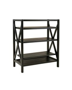 Ridge Arc Empty Seed-Starting Shelving Unit Without Lights - Black (synthetic illustration; no displayed measurements)