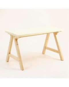 Lake Bluff Empty Workshop Workbench - Ivory (synthetic illustration; no displayed measurements)