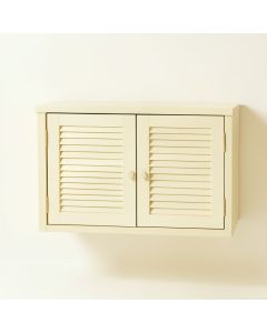 Olive Bluff Wall-Mounted Entry Cabinet - Cream (synthetic illustration; no displayed measurements)