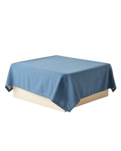 Cedar Brook Flat Bed Sheet - Blue (synthetic illustration; no displayed measurements)