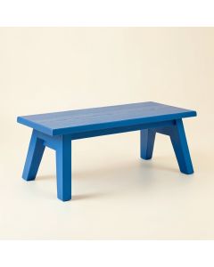 Meadow Falls Indoor Bench - Blue (synthetic illustration; no displayed measurements)