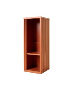 Wren Brook Narrow Cubby Tower - Terracotta (synthetic illustration; no displayed measurements)