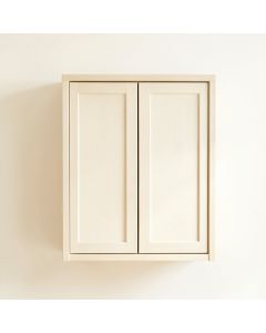 Flint Crest Wall-Mounted Laundry Cabinet - Ivory (synthetic illustration; no displayed measurements)
