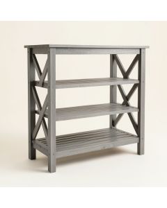 Ash Bend Empty Seed-Starting Shelving Unit Without Lights - Gray (synthetic illustration; no displayed measurements)