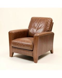 Cliffjumper 25 '' Wide Top Grain Leather Lounge Chair (synthetic illustration; no displayed measurements)