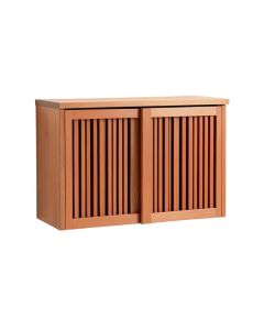 Wren Branch Wall-Mounted Entry Cabinet - Terracotta