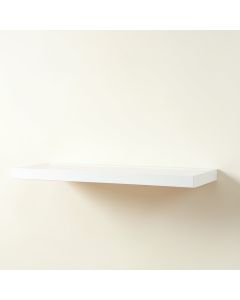 Moss Bridge Wall-Mounted Shelf - White (synthetic illustration; no displayed measurements)