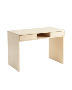 Spruce Arc Writing Desk - Ivory (synthetic illustration; no displayed measurements)