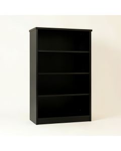 Dune Falls Freestanding Bookcase - Black (synthetic illustration; no displayed measurements)