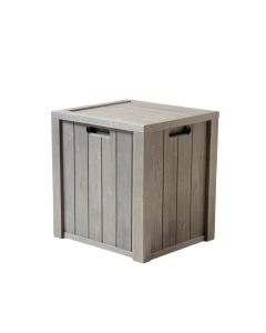 Clay Crossing Closed Outdoor Storage Box - Gray