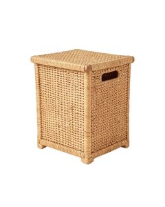 Marquetta Woven Side End Table