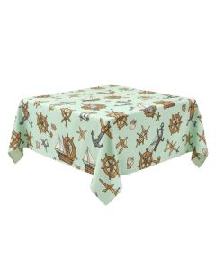 Ships Wheel Tablecloth