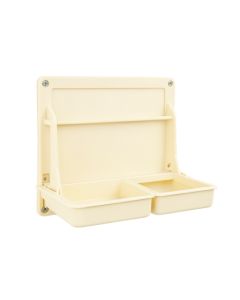 Birch Canyon Empty Wall-Mounted Tool Organizer Panel - Cream (synthetic illustration; no displayed measurements)