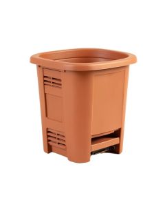 Heath Crest Closed Garden Compost Bin - Terracotta