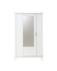 Giustina Lockable Organizer Over The Door Jewelry Armoire With Mirror