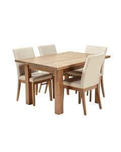 Dvergheim Butterfly Leaf Rubberwood Solid Wood Dining Set