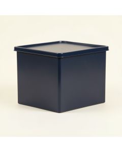 Willow Arc Closed Outdoor Storage Box - Navy (synthetic illustration; no displayed measurements)