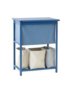 Hazel Brook Laundry Sorting Station With Plain Removable Bags - Blue (synthetic illustration; no displayed measurements)