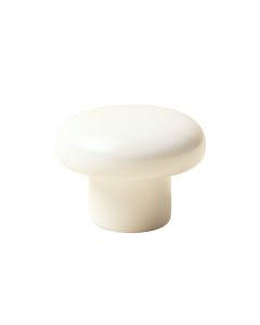 Ridge Bridge Cabinet Knob Without Packaging - White (synthetic illustration; no displayed measurements)
