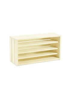 Alder Bridge Shoe Storage Bench - Ivory
