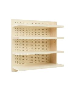 Alder Bluff Empty Wall-Mounted Tool Organizer Panel - Cream