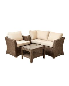 Arabella Outdoor 3 Piece Seating Group With Cushion