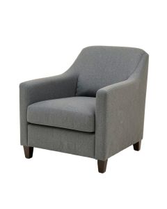 Amaure Upholstered Parsons Chair In Gray (synthetic illustration; no displayed measurements)
