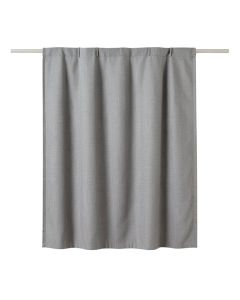 Holly Crossing Shower Curtain Hanging Flat From A Plain Rod - Gray (synthetic illustration; no displayed measurements)