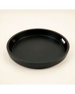 Hazel Branch Serving Tray - Black (synthetic illustration; no displayed measurements)
