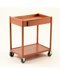 Hazel Arc Empty Rolling Workshop Cart (synthetic illustration; no displayed measurements)