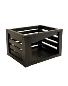 Glen Field Empty Furniture-Style Pet Crate - Black (synthetic illustration; no displayed measurements)