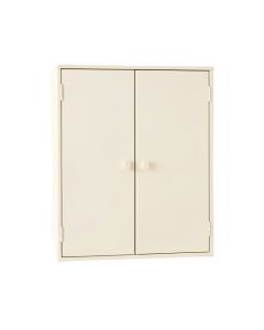Dawn Brook Wall-Mounted Laundry Cabinet - Ivory (synthetic illustration; no displayed measurements)