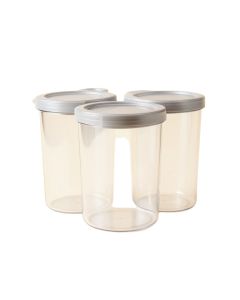 Ziggy Airtight Food Storage 3 Piece Kitchen Canister Set