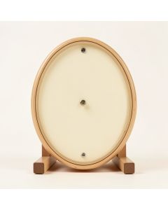 Martini Poly Resin Clock With Thermometer (synthetic illustration; no displayed measurements)