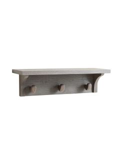 Cove Brook Wall-Mounted Entryway Organizer Shelf - Gray