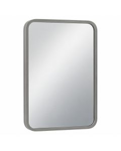 Field Bend Framed Wall Mirror - Gray