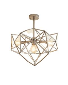 In Style 8-Light Unique / Statement Geometric Chandelier