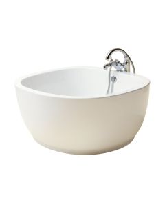 69 '' X 30 '' Freestanding Soaking Acrylic Bathtub With Faucet