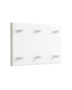 Spruce Crest Empty Wall-Mounted Tool Organizer Panel - White (synthetic illustration; no displayed measurements)