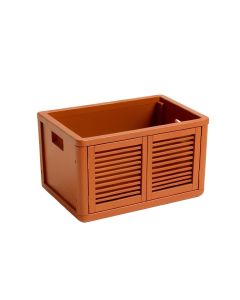 Alder Crossing Empty Furniture-Style Litter Enclosure - Terracotta