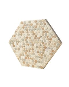 Osmond 2 '' X 2 '' Ceramic Octagon And Dot Mosaic Wall & Floor Tile