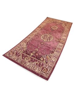 Patterned Plum Area Rug