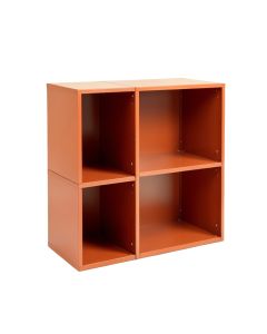 Flint Bridge Desktop Shelving Unit - Terracotta (synthetic illustration; no displayed measurements)