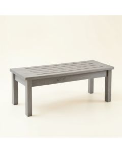 Hill Dell Indoor Bench - Gray (synthetic illustration; no displayed measurements)