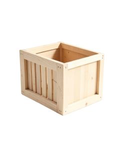 Shore Dell Empty Furniture-Style Litter Enclosure - Beige (synthetic illustration; no displayed measurements)