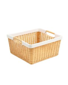 Rowan Arc Empty Storage Basket - White (synthetic illustration; no displayed measurements)