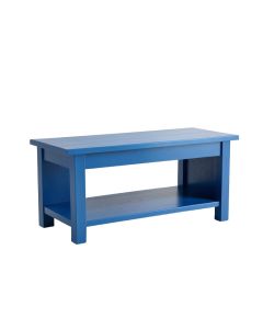 Spruce Edge Indoor Bench - Blue (synthetic illustration; no displayed measurements)