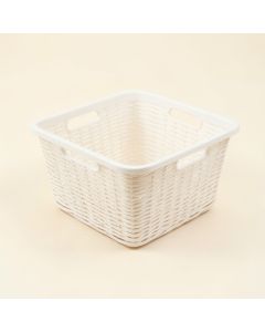 Shore Arc Empty Storage Basket - White (synthetic illustration; no displayed measurements)