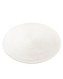 Moss Branch Round Area Rug - White (synthetic illustration; no displayed measurements)